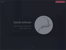 Tablet Screenshot of gazellesoftware.com